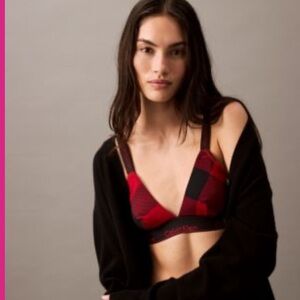 Calvin Klein Buffalo Plaid Bra & Briefs